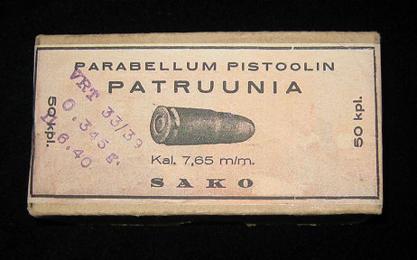 Ammunition Boxes "P-08 Luger Parabellum Pistol". Ref. #Z7